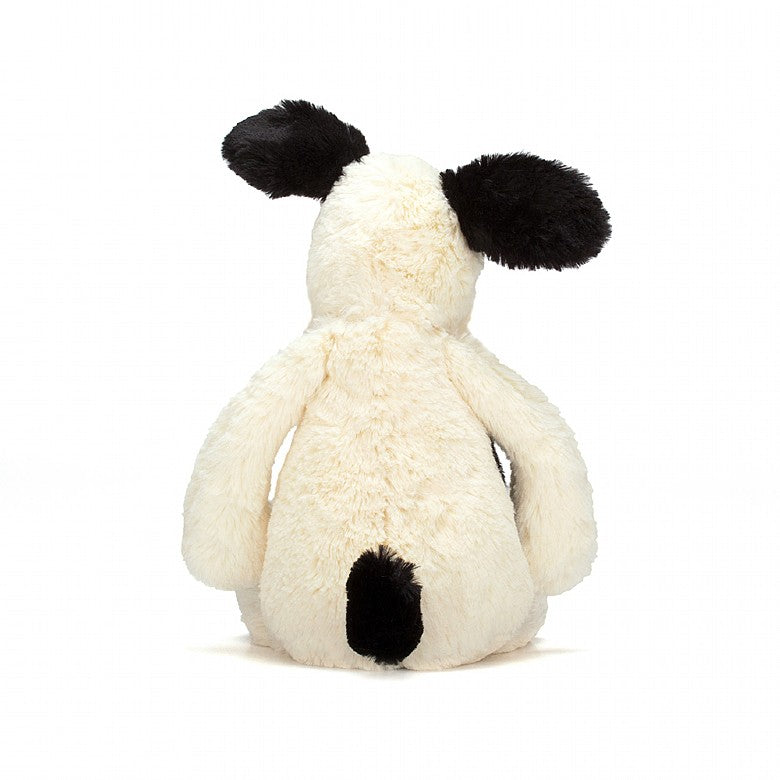 Medium Bashful Black & Cream Puppy