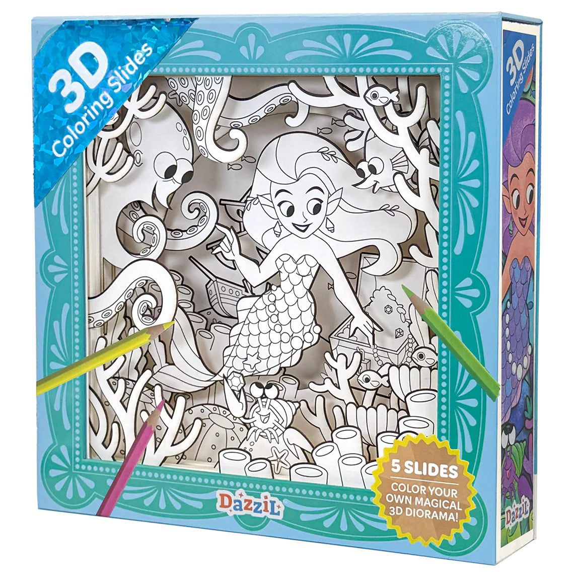 Mermaid 3D Coloring