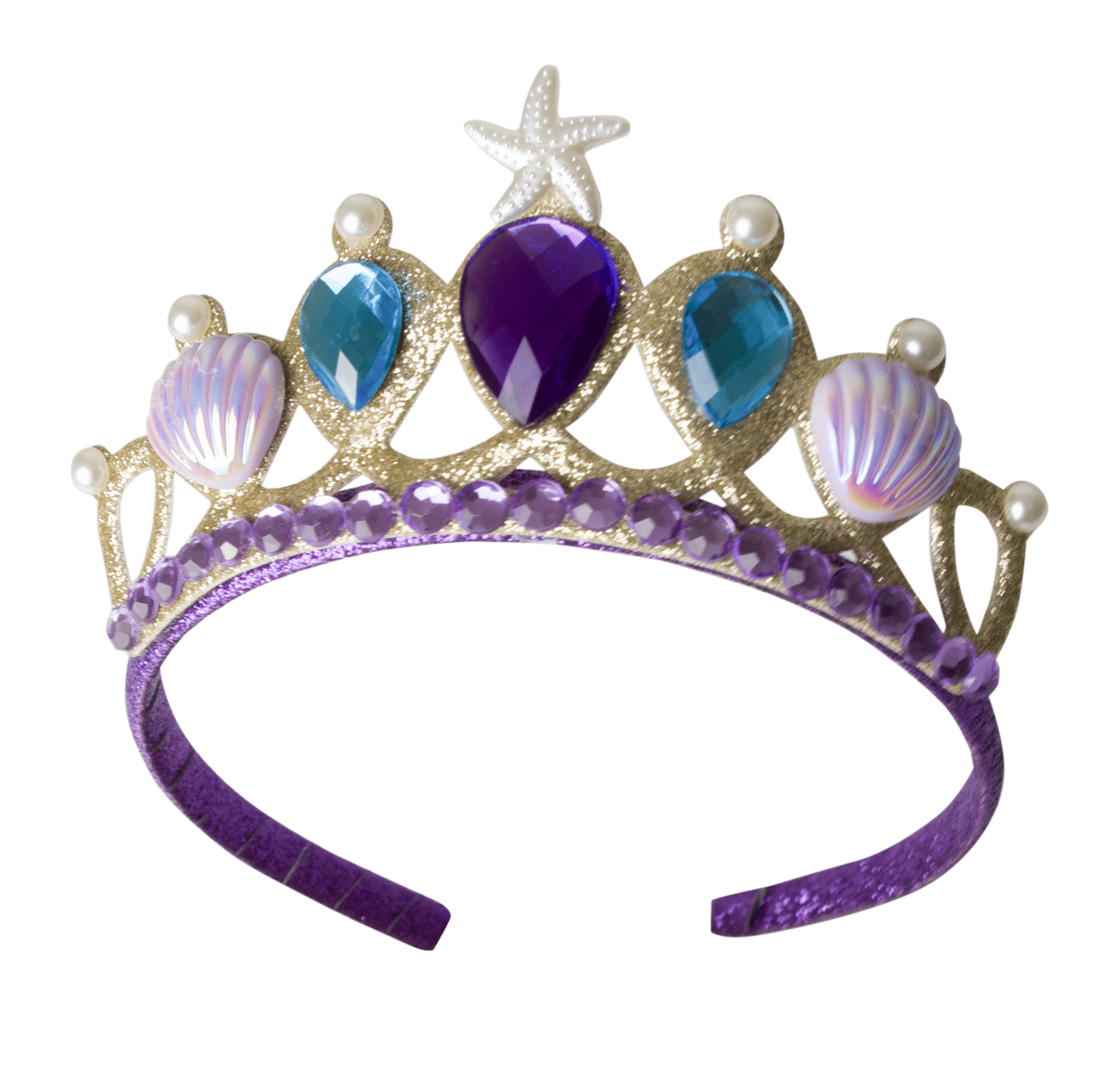 Mermaid Glimmer Blue Skirt & Tiara