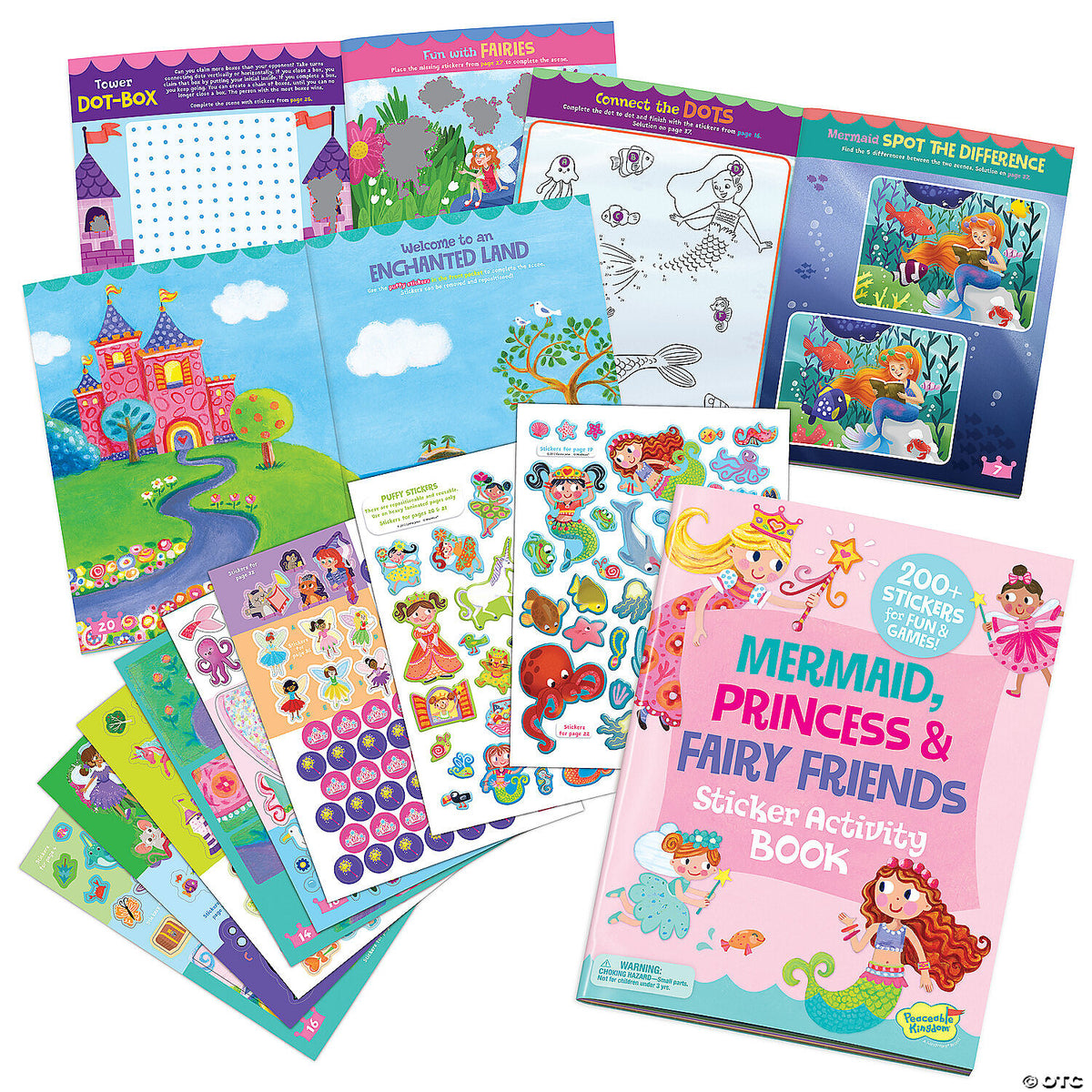 Mermaid, Princess & Fairy Friends Sticker Activity Book