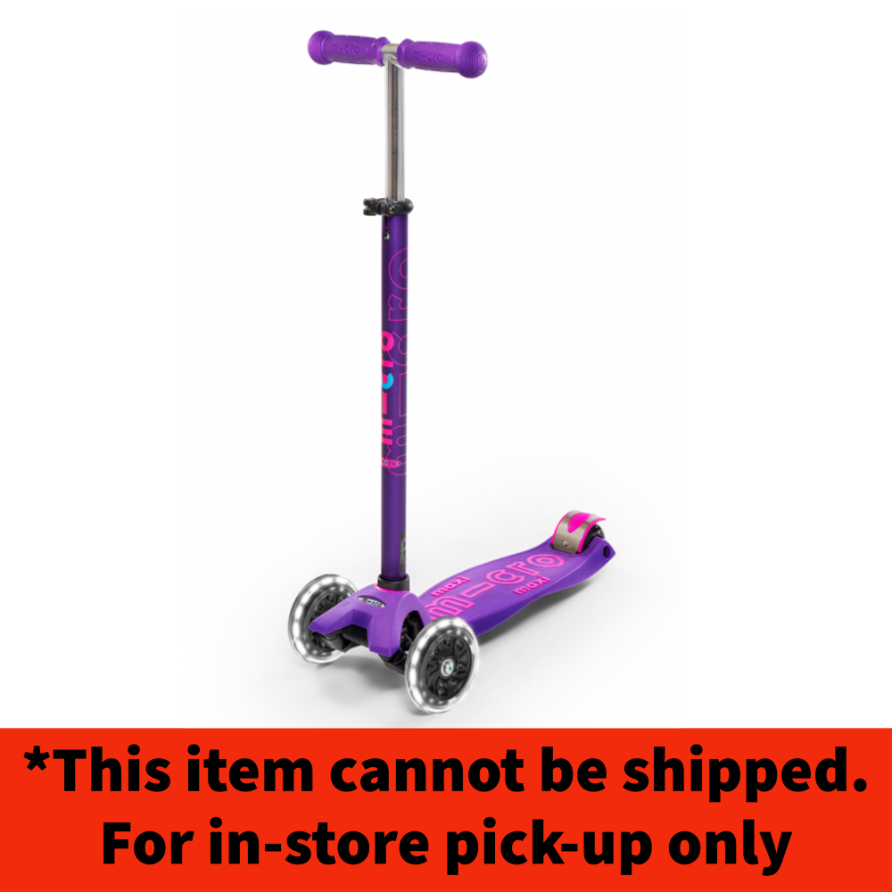 Micro Maxi Deluxe LED Scooter- Purple