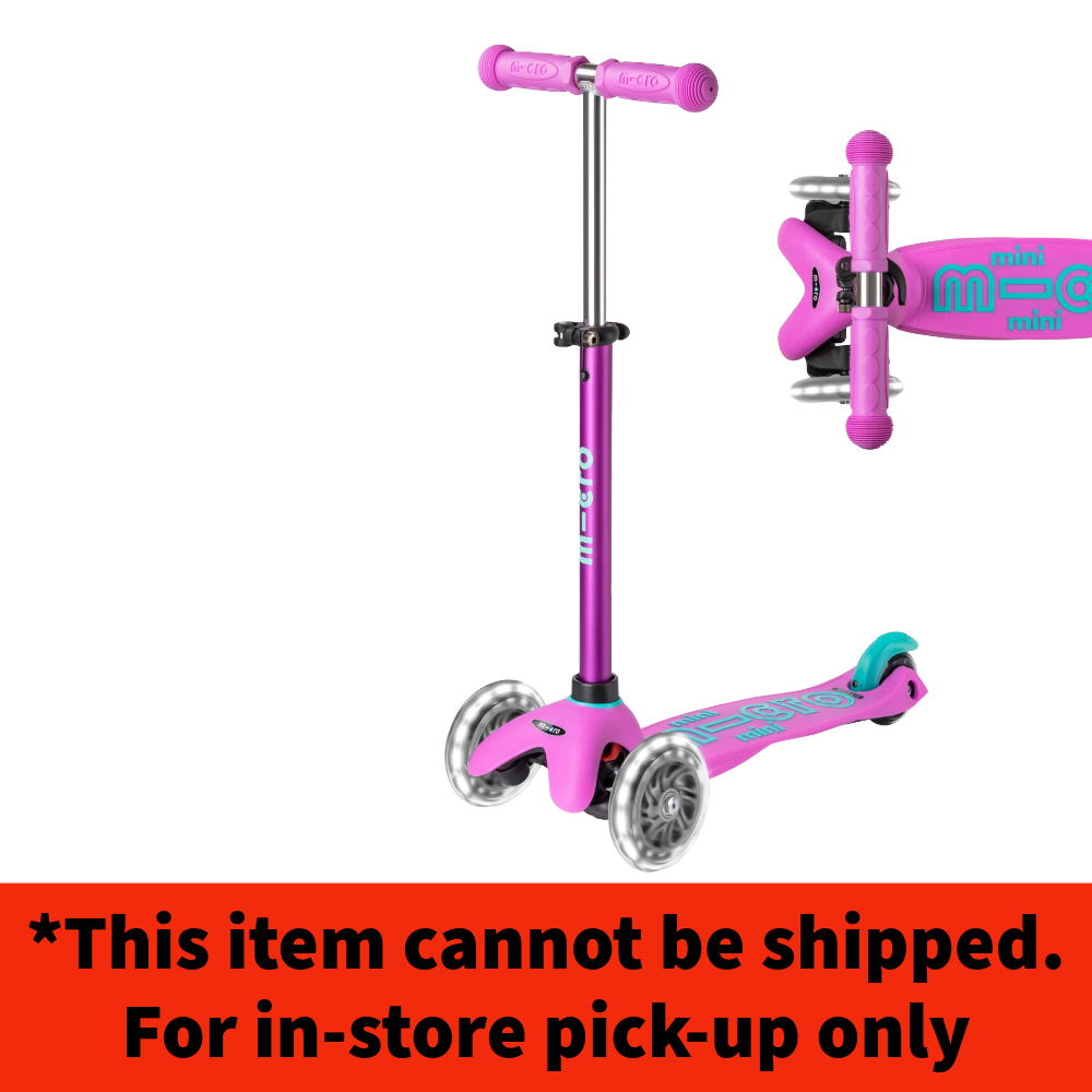 Micro Mini Deluxe Lavender Scooter with LED Lights