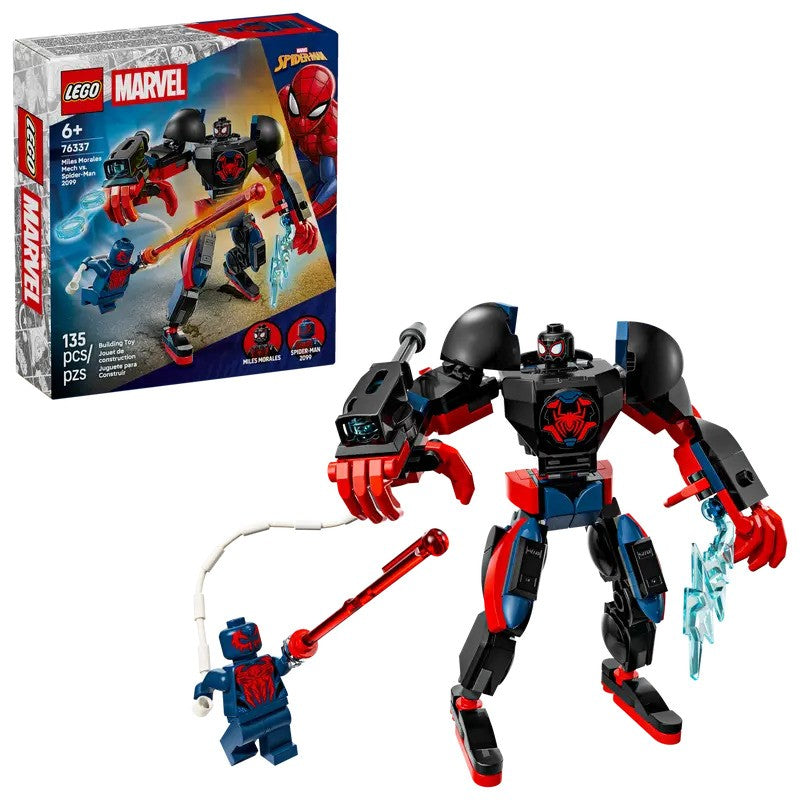 Miles Morales Mech vs. Spider-Man 2099