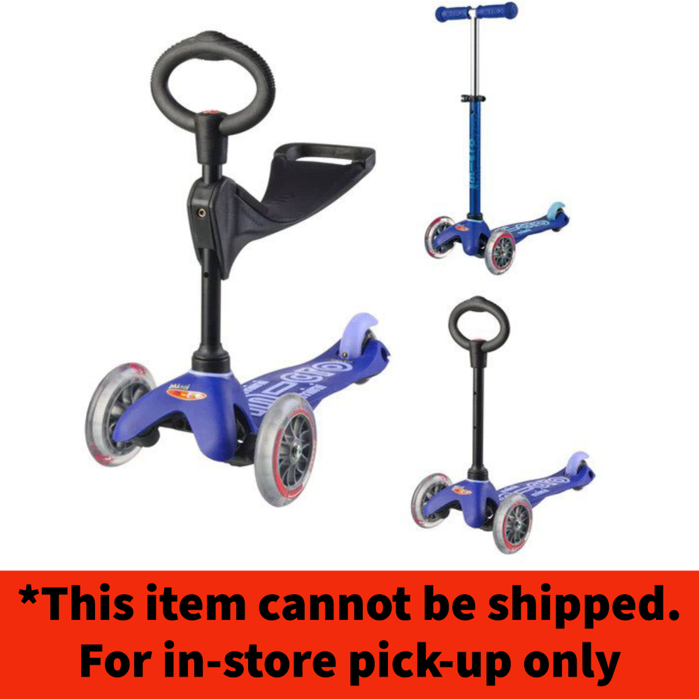 Mini 3-in-1 Deluxe Scooter Blue