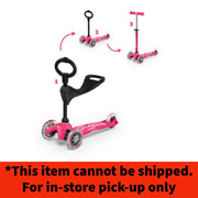 Mini 3-in-1 Deluxe Scooter-Pink