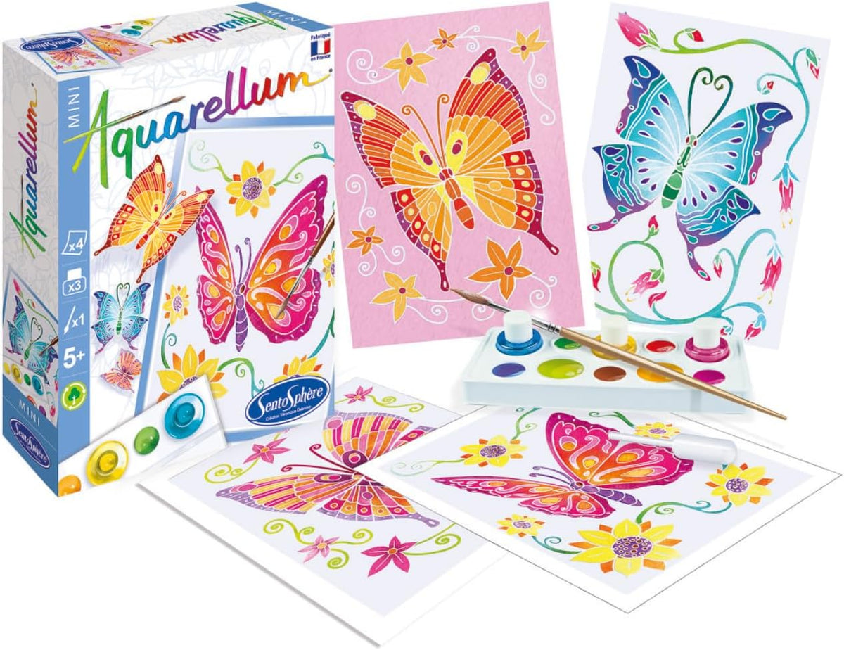 Mini Butterflies Aquarellum Painting Kit