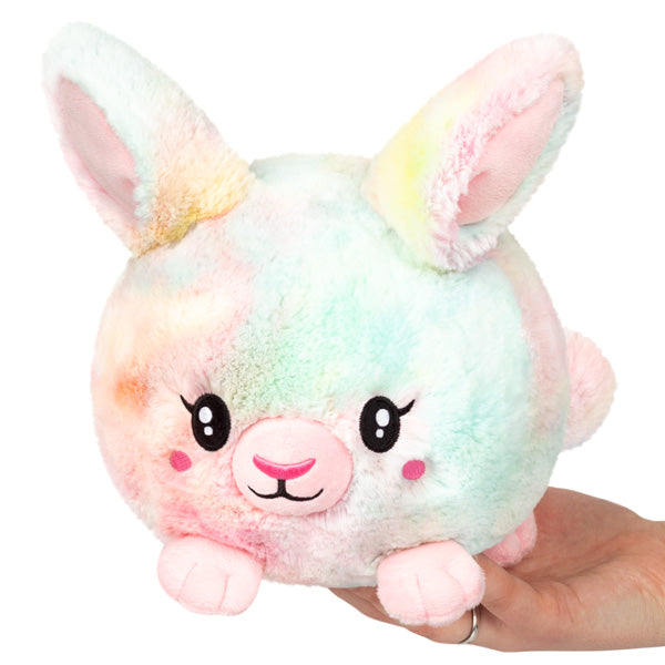 Mini Pastel Tie-Dye Fluffy Bunny Squishable
