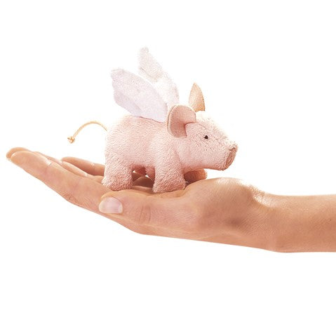 Mini Winged Piglet Finger Puppet