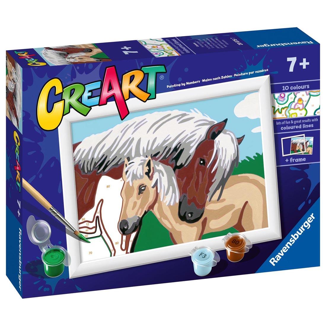 Mother Horse & Foal Paint By Number