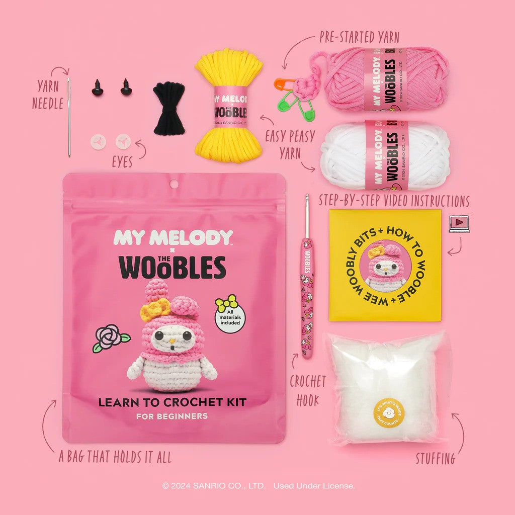 My Melody Wooble Crochet Kit