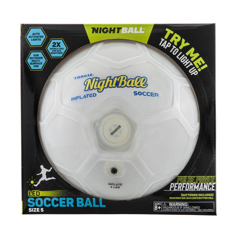 Nightball Soccer Ball-White