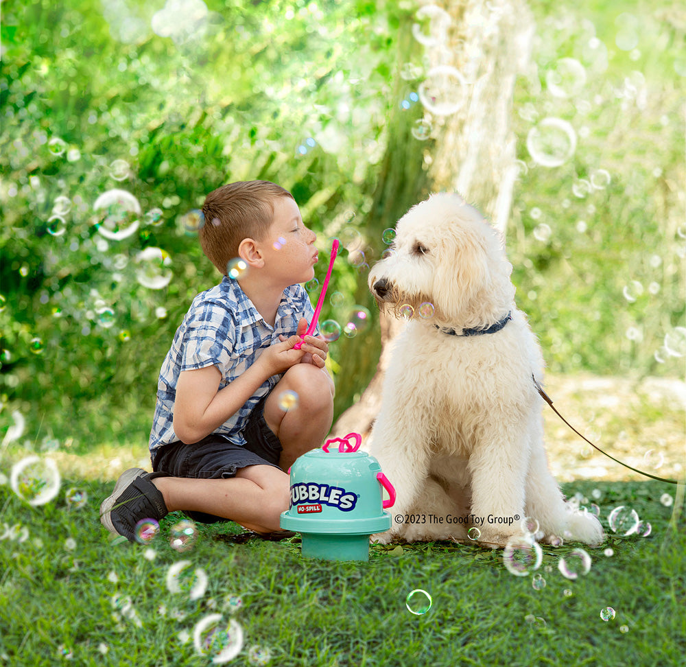 No-Spill Big Bubble Bucket with Solution