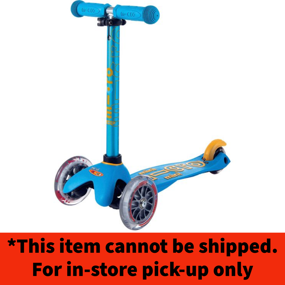 Ocean Blue Micro Mini Deluxe Scooter