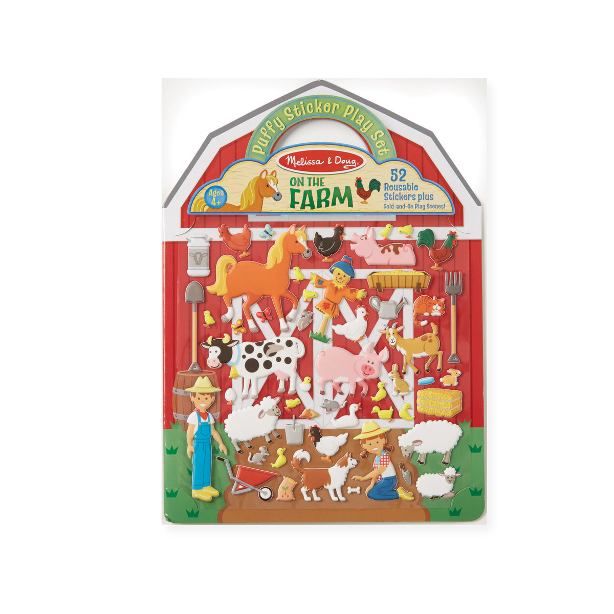 On The Farm Puffy Sticker Set