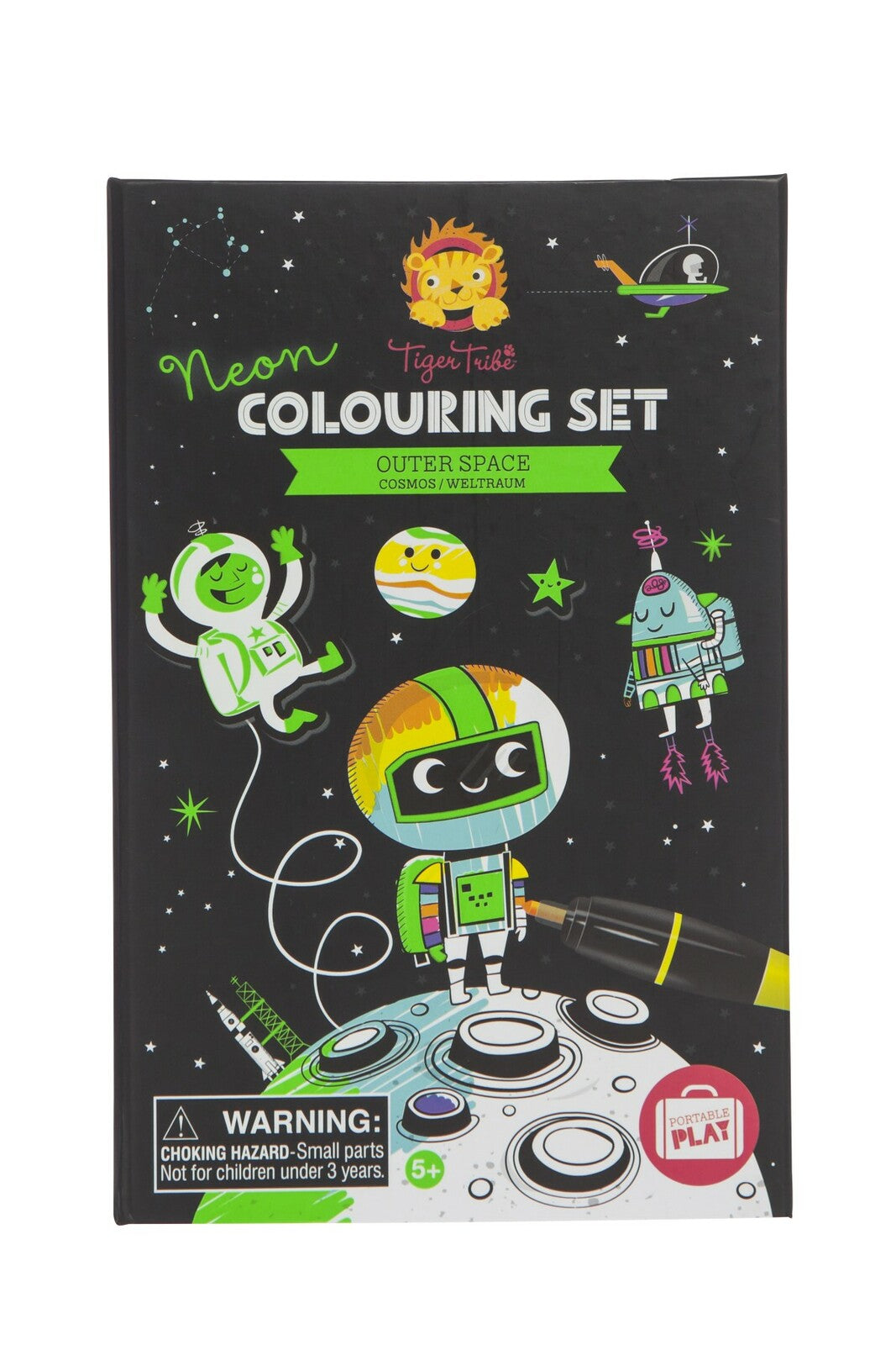 Outer Space Neon Coloring Set