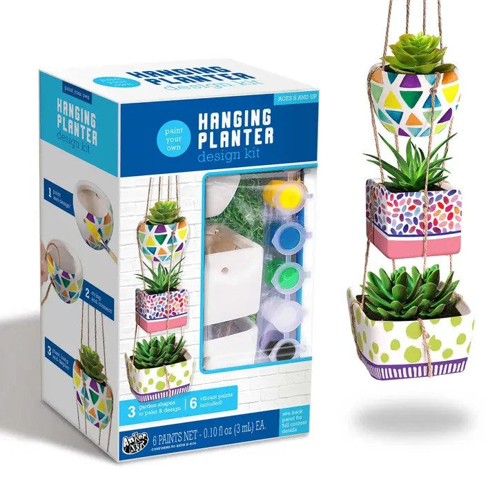 Paint Your Own Hanging Planter Design Kit