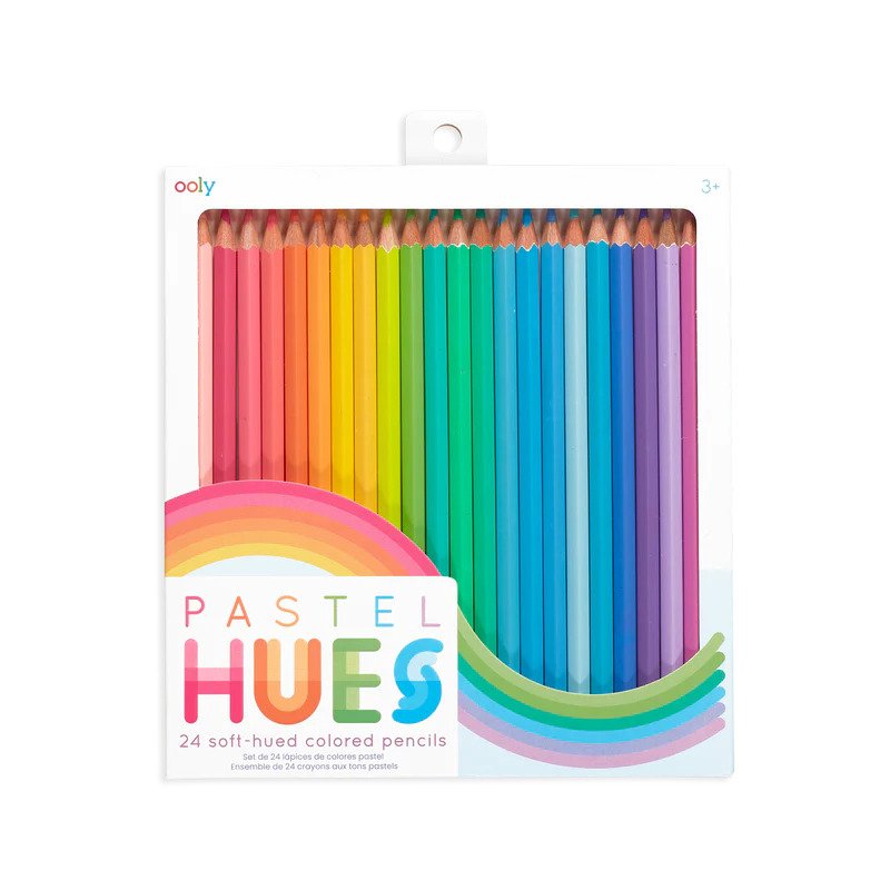 Pastel Hues Colored Pencils 24ct