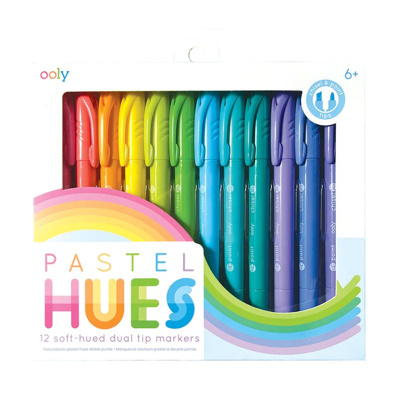 Pastel Hues Dual Tip Markers