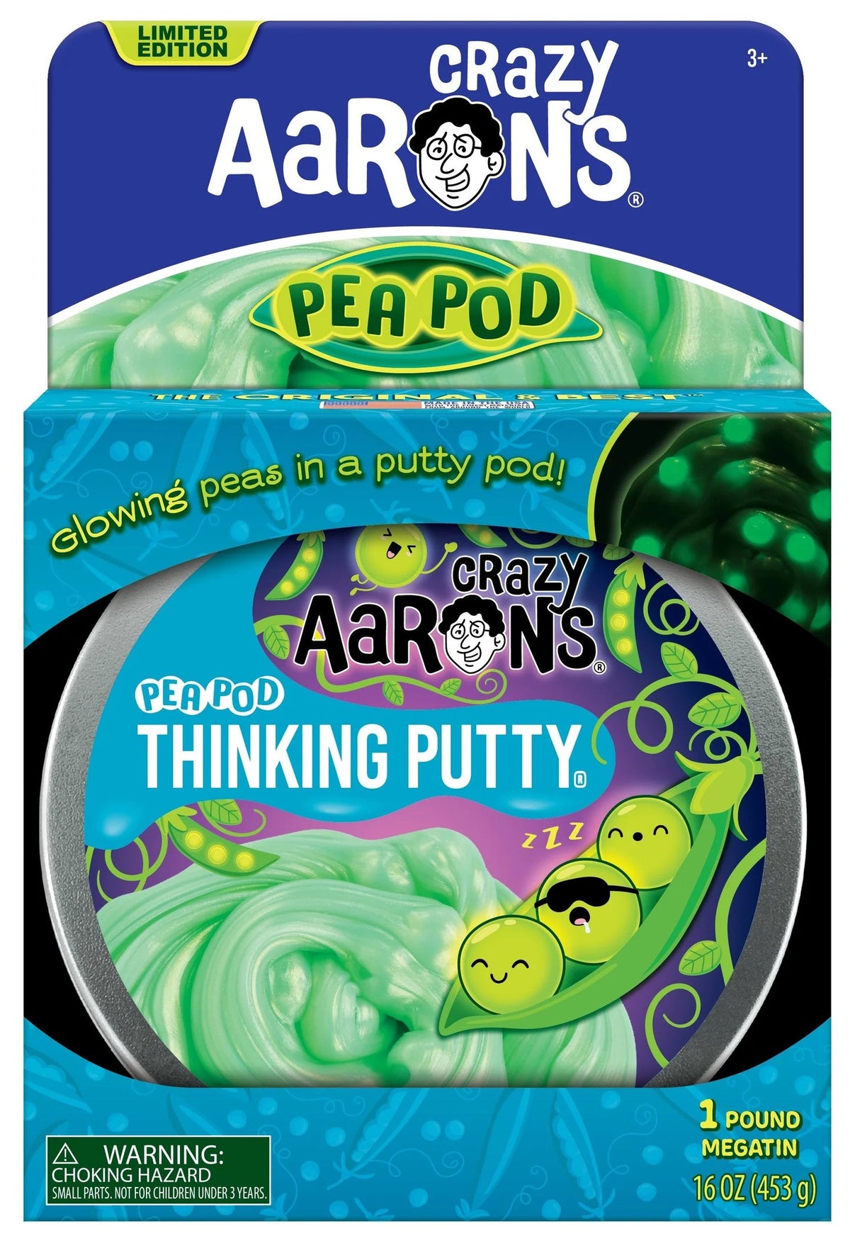 Pea Pod Mega Thinking Putty Tin
