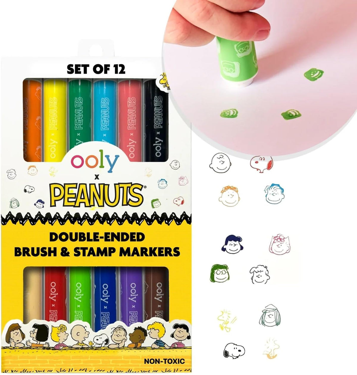 Peanuts Double-Sided Stamping Markers