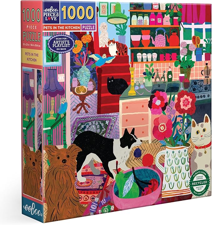 Pets in the Kitchen 1000pc Puzzle