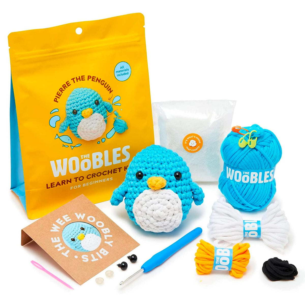 Pierre the Penguin Woobles Crochet Kit