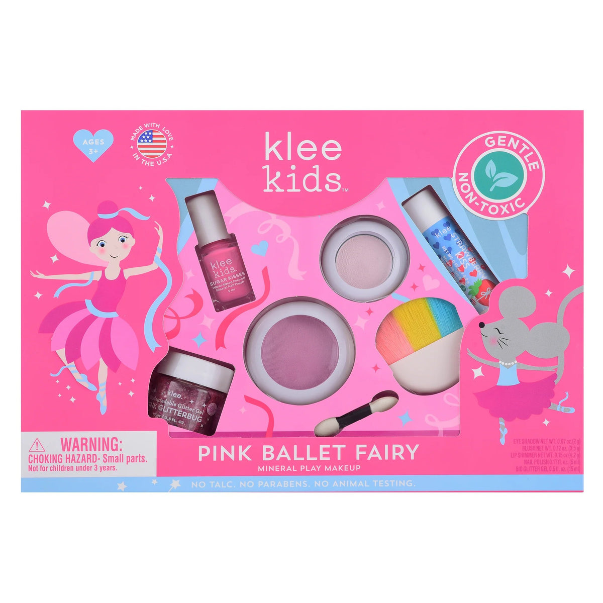 Pink Ballet Fairy Natural Makeup Set