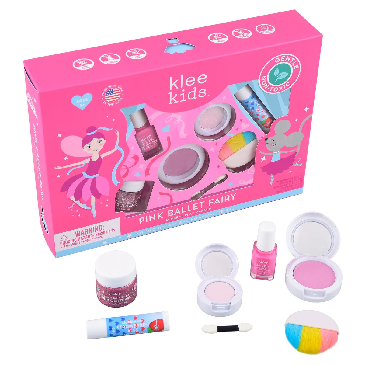 Pink Ballet Fairy Natural Makeup Set