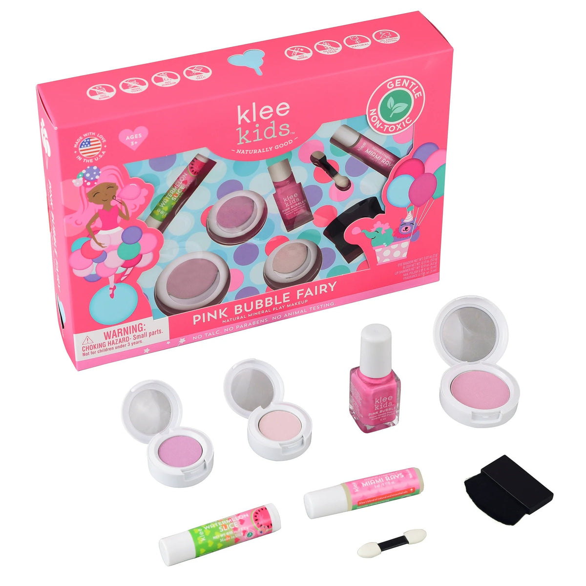 Pink Bubble Fairy Natural Makeup Kit