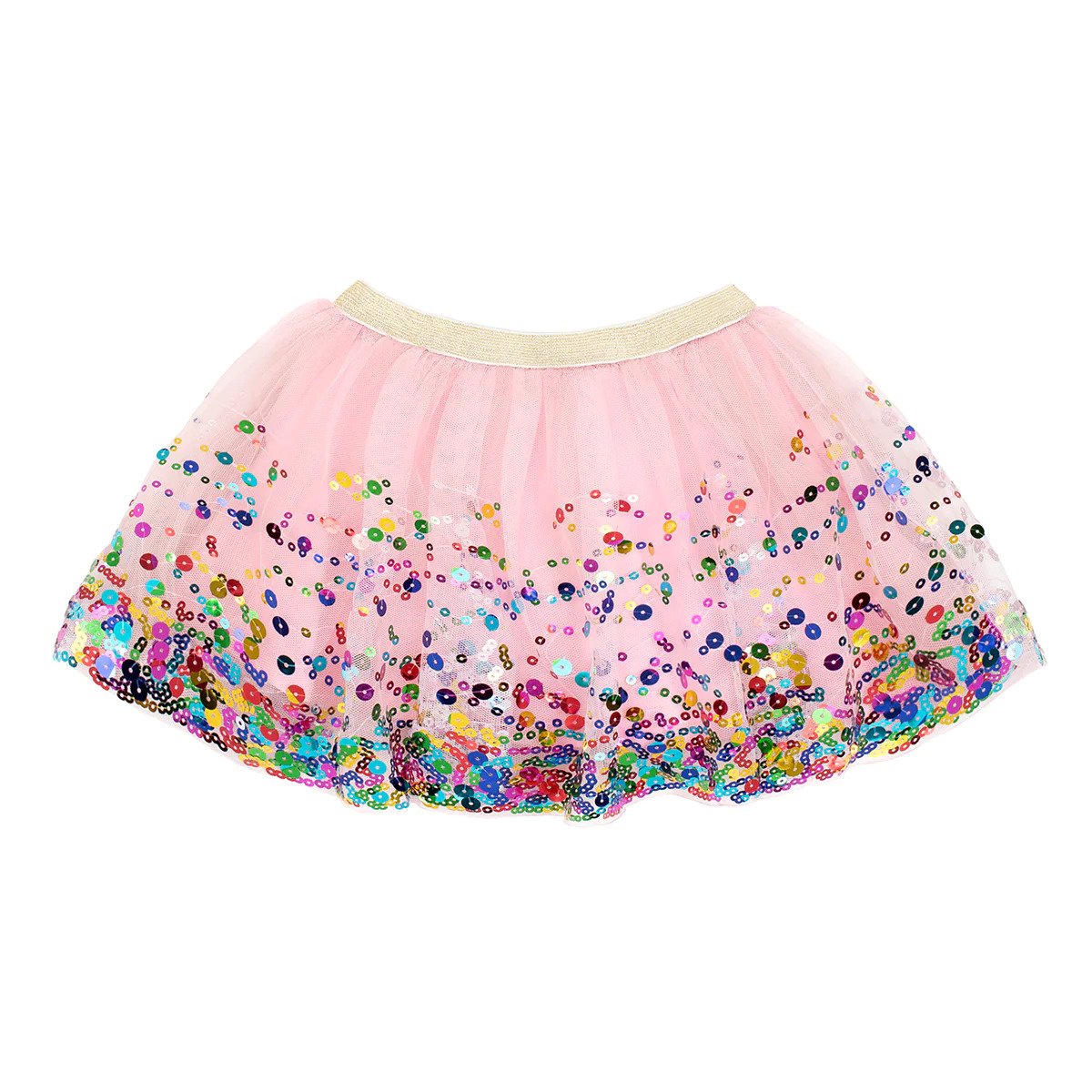 Pink Confetti Tutu Size 4/6