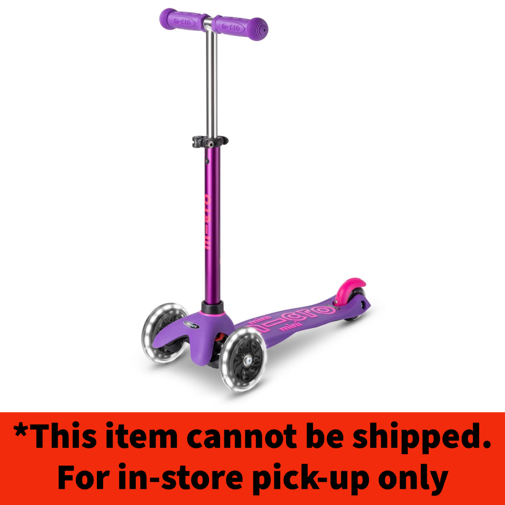 Pink/Purple Micro Mini Deluxe Scooter w/ LED Lights