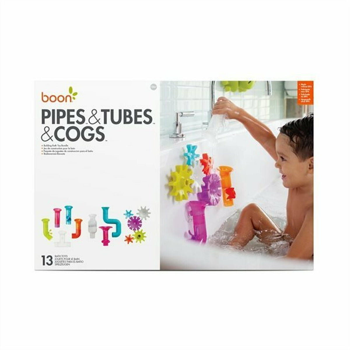Pipes, Tubes & Cogs Bath Building Set