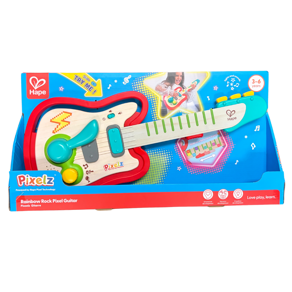 Pixelz Rainbow Rock Pixel Guitar