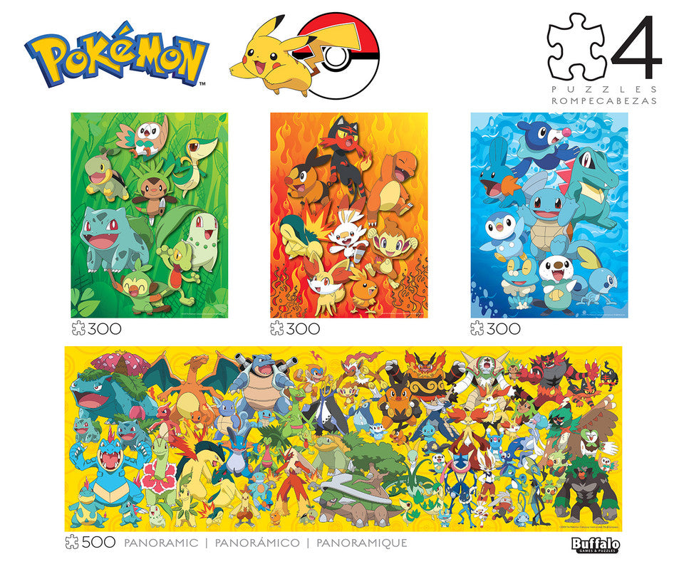 Pokemon 4-in-1 Jigsaw Puzzle Multipack
