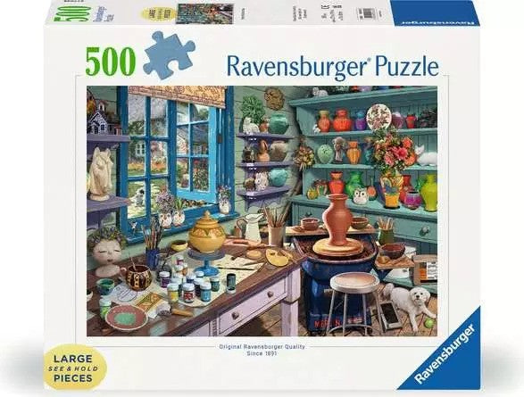 Pottery Studio Sanctuary 500pc Puzzle