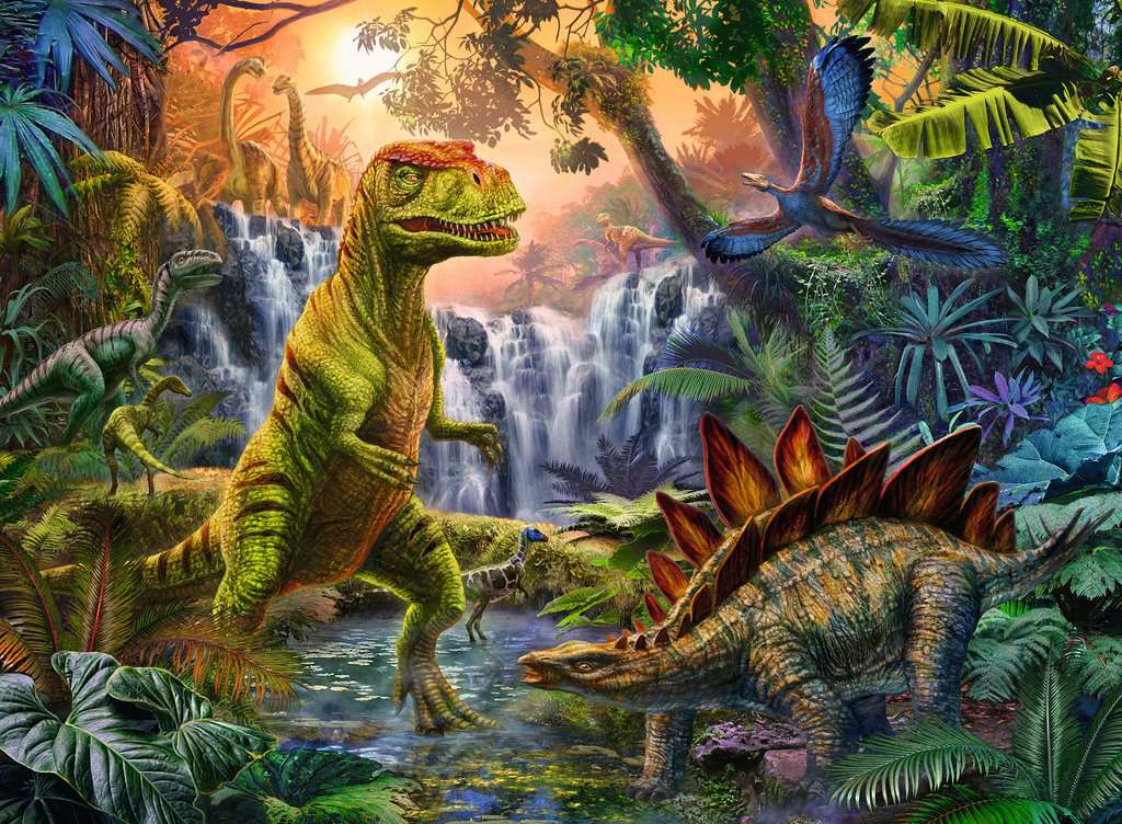 Prehistoric Oasis Dino 100pc Puzzle