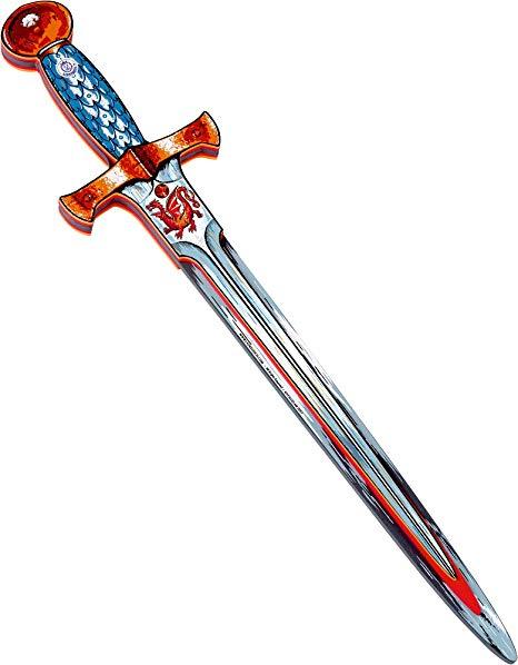 Pretend-Play Foam Amber Dragon Knight Sword