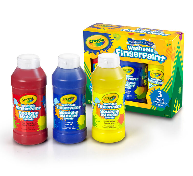 Primary Colors Washable Fingerpaint