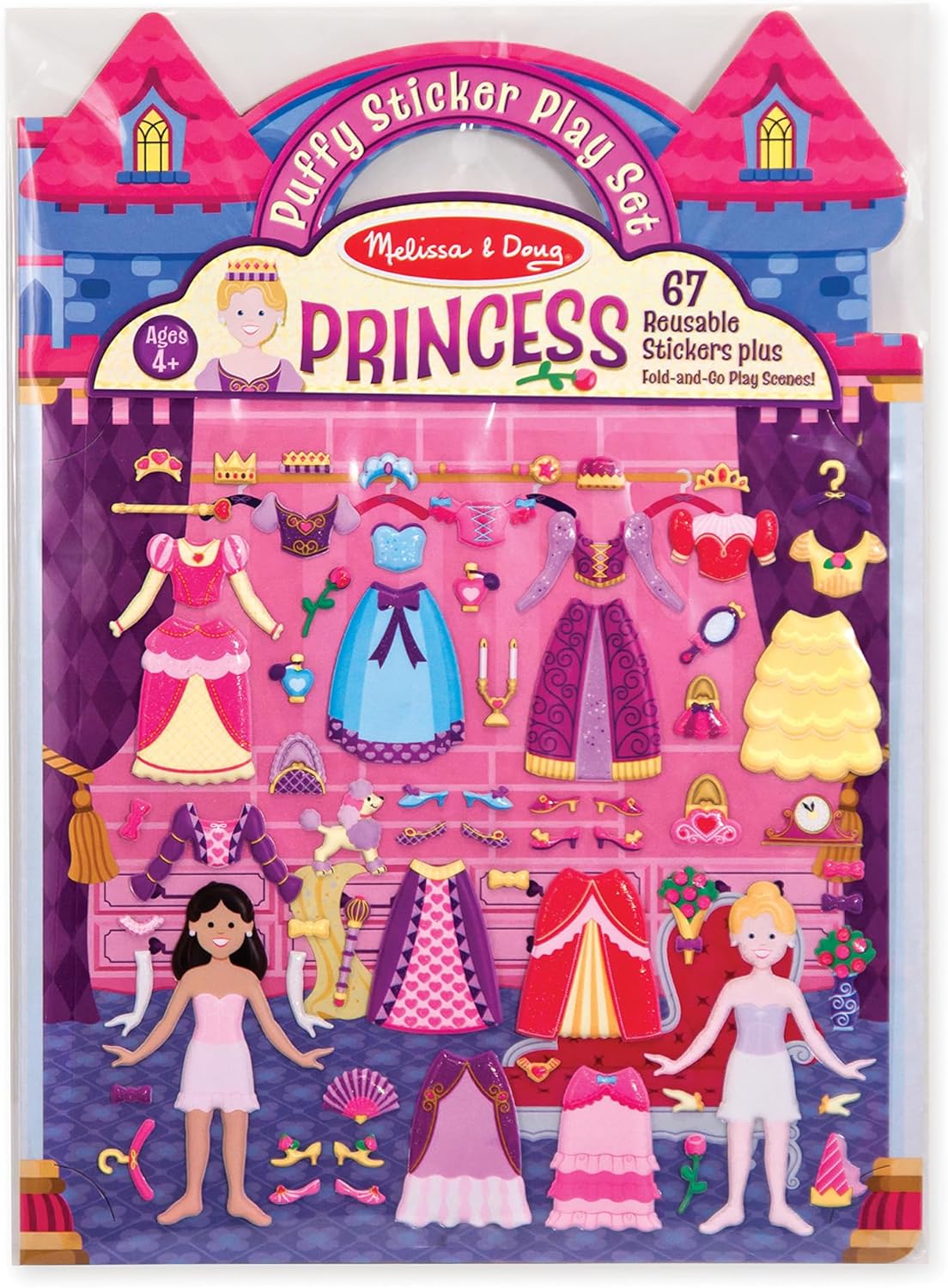 Princess Puffy Sticker Set