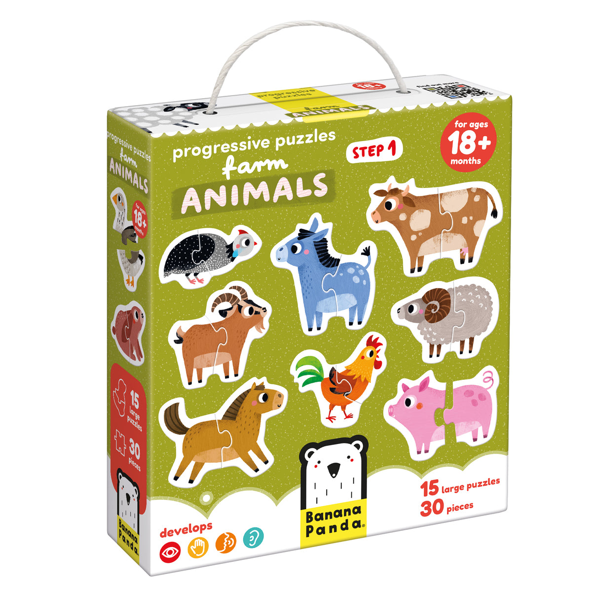 Progressive Puzzles Farm Animals