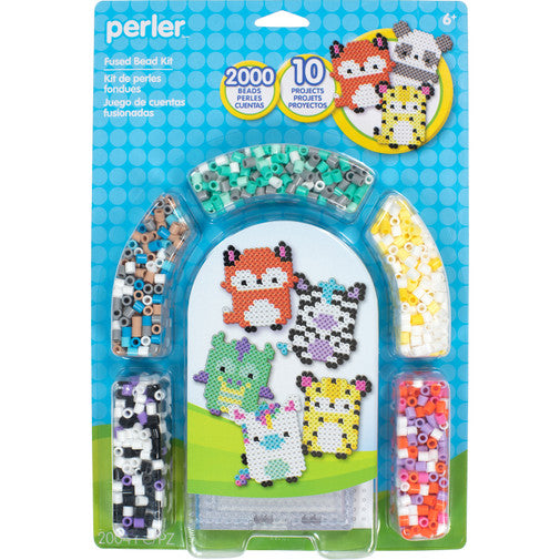 Puffy Animals Perler Bead Set