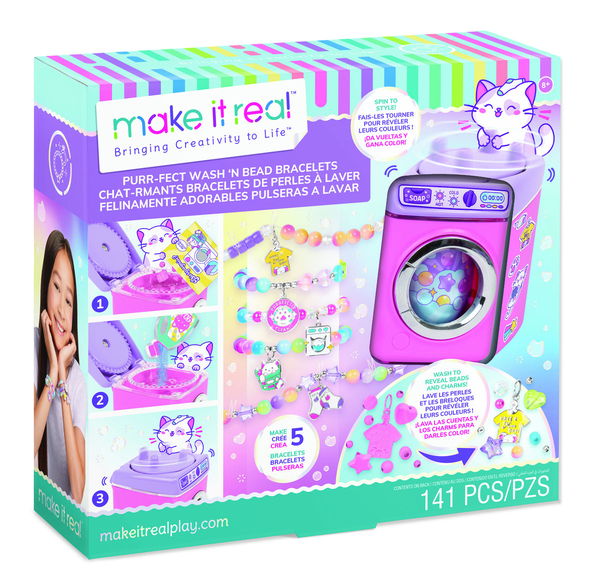 Purr-fect Wash 'n Bead Bracelets