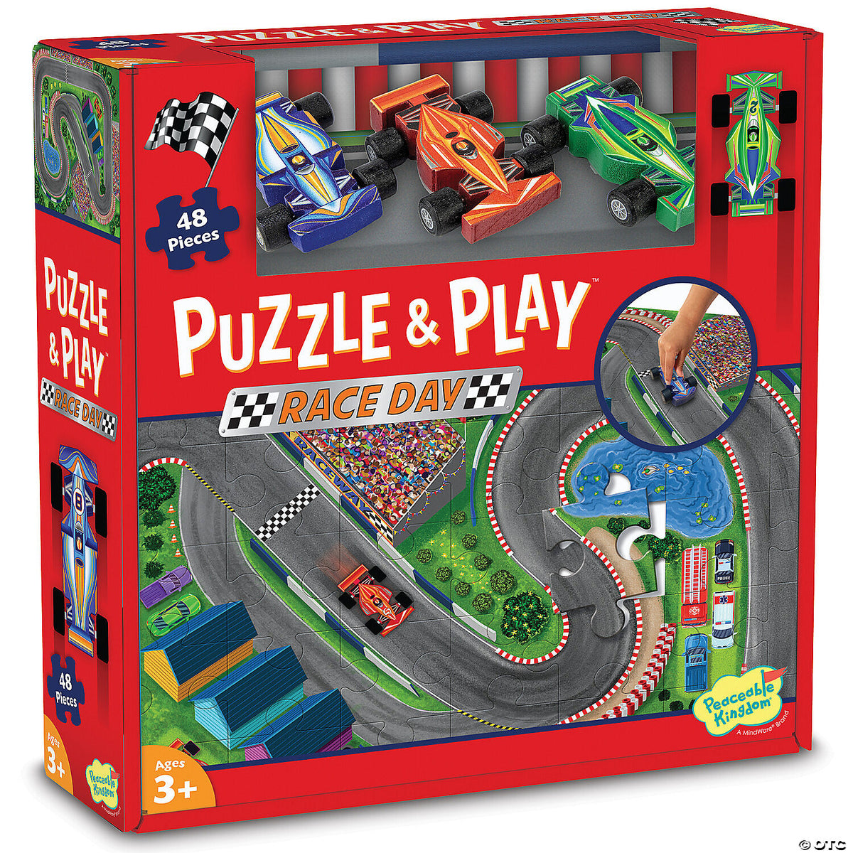 Puzzle & Play Race Day 48 Pieces