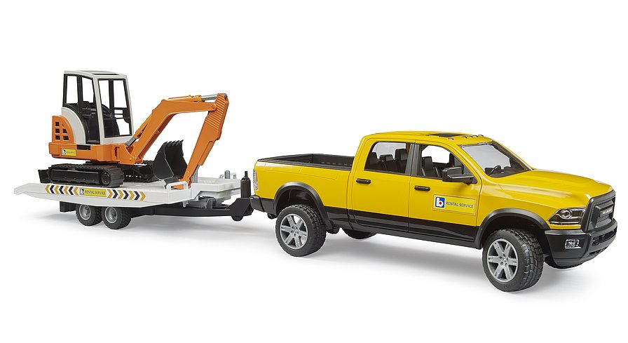RAM Rental Service with Mini Excavator