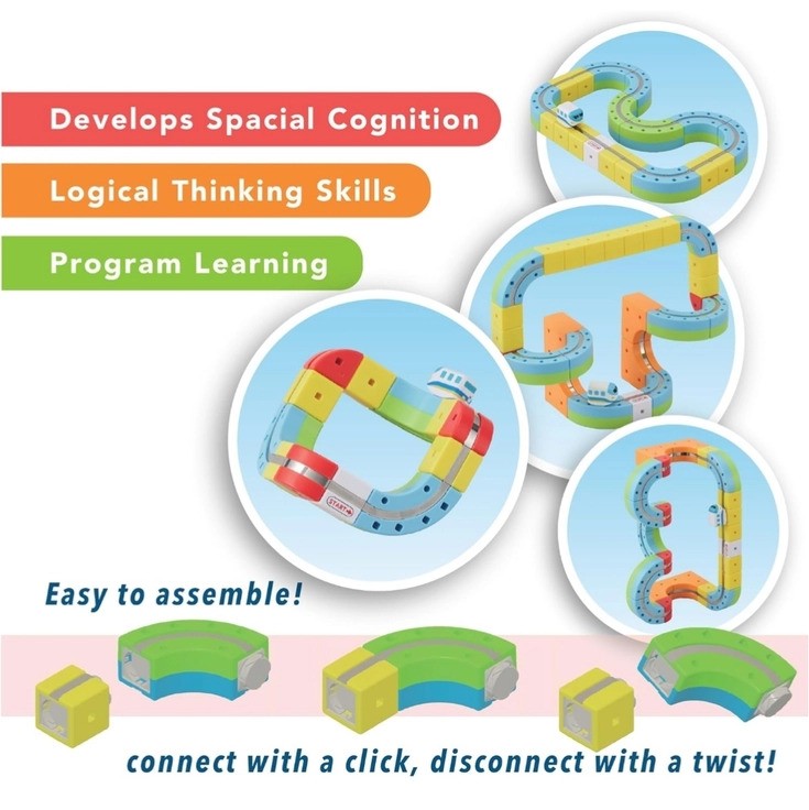 Rail Cube Magnetic Monorail Deluxe Set 66pc
