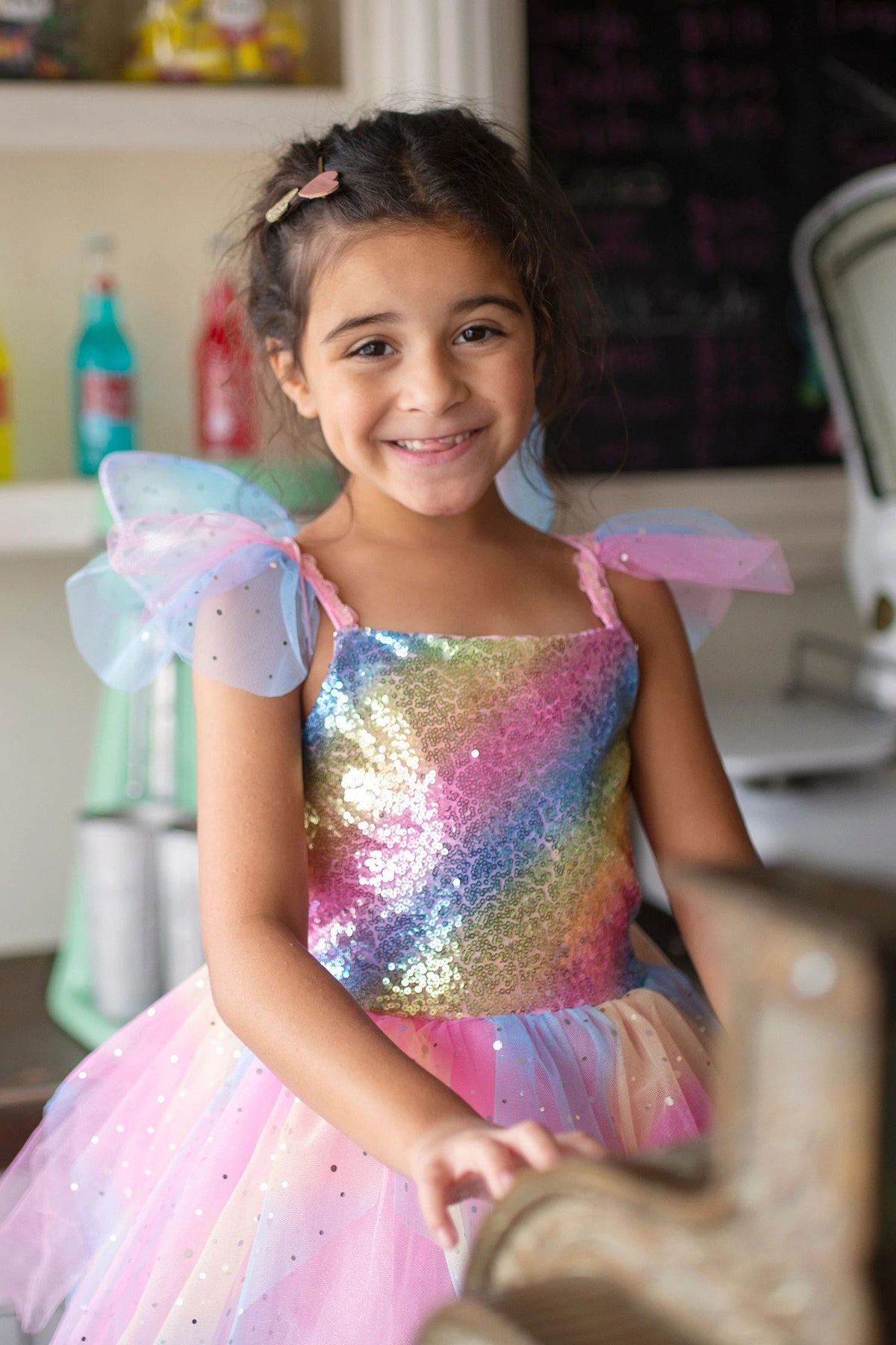 Rainbow Fairy Dress Size 5-6