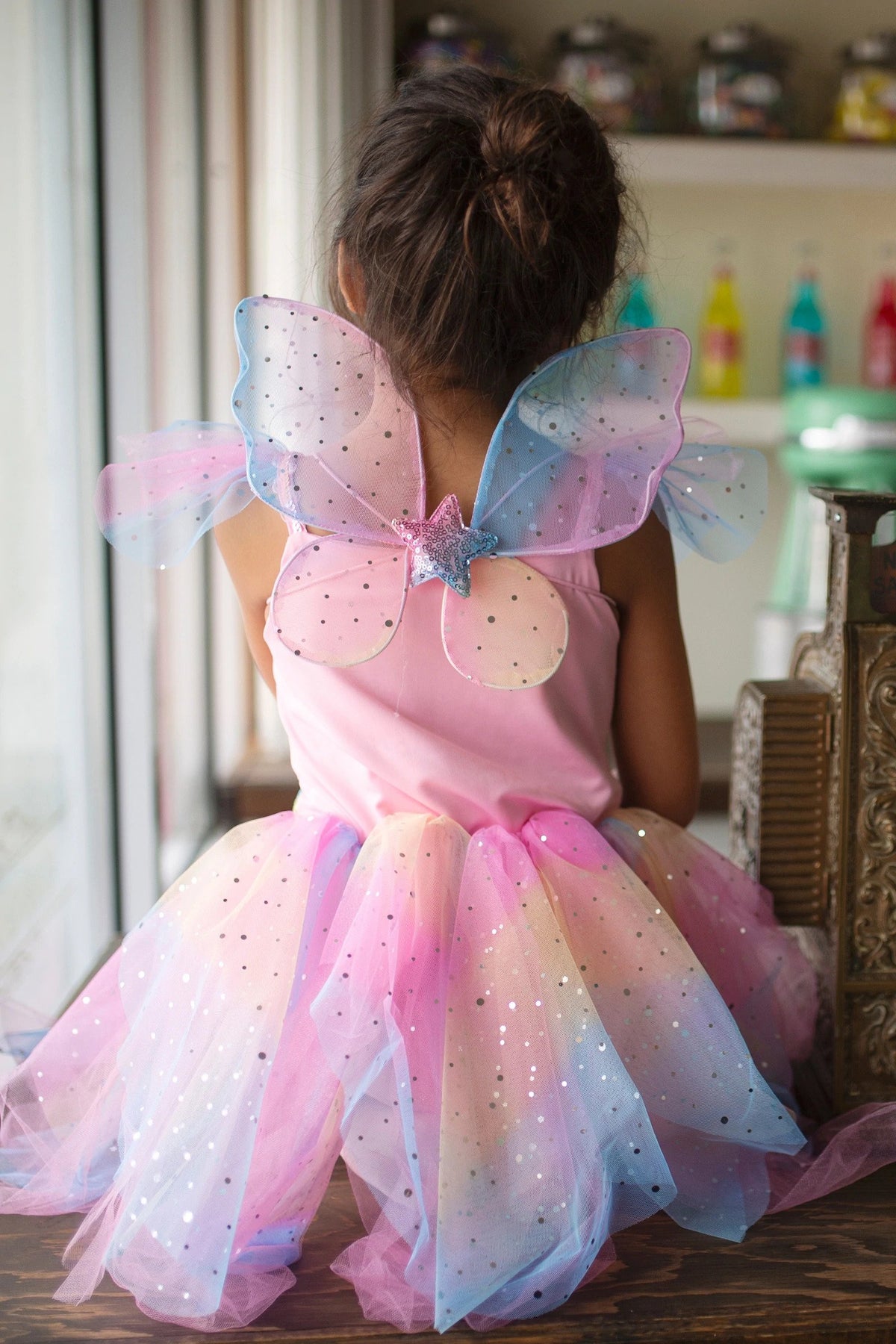 Rainbow Fairy Dress Size 5-6