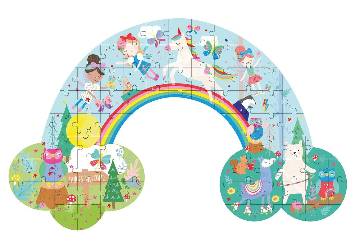 Rainbow Fairy Shaped Puzzle