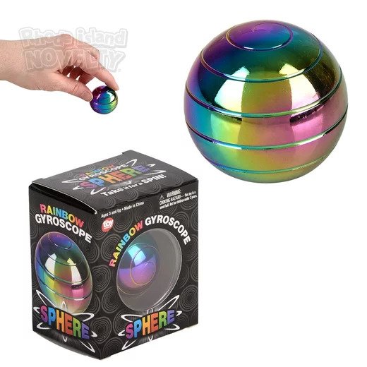 Rainbow Gyroscope Sphere