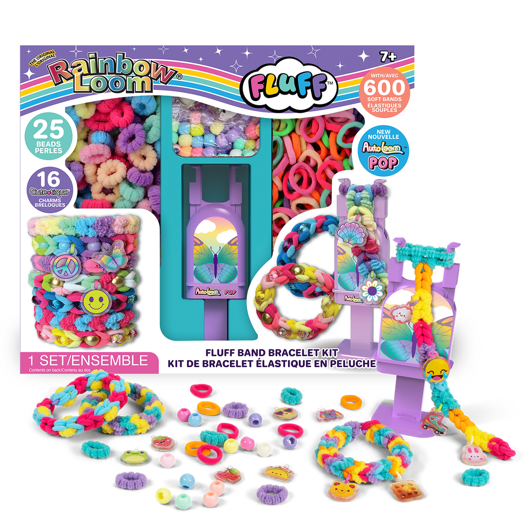 Rainbow Loom Fluff Band Bracelet Kit